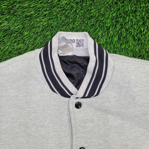 Vintage Fruit-Of-The-Loom Blank Jacket Medium 22x22 Varsity - Picture 9 of 12